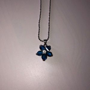 💗2 for $10💗Blue Flower Necklace